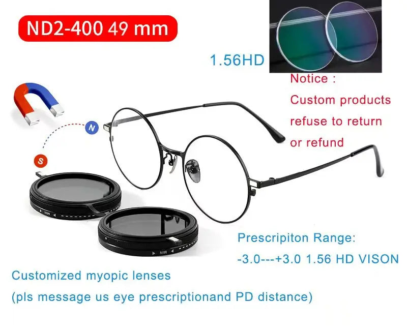 Tinted sunglasses