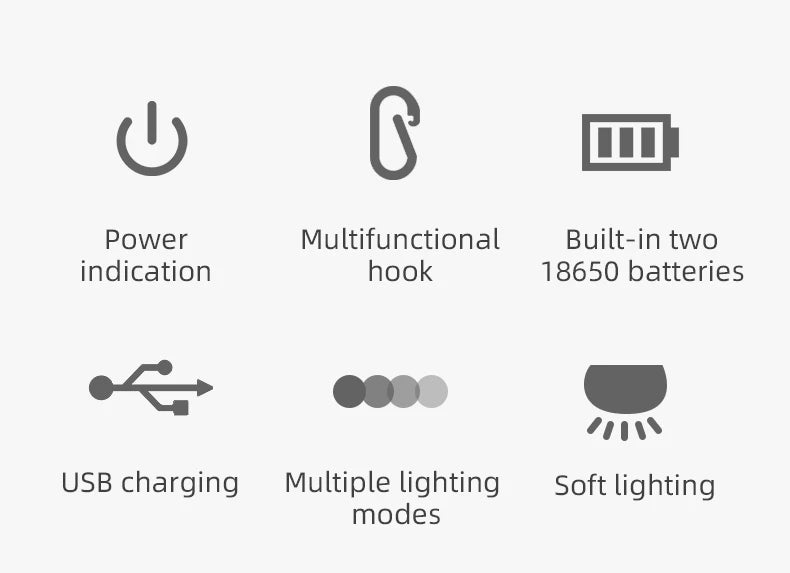 LV10 Outdoor LED Camping Flashlight