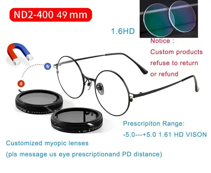 Tinted sunglasses