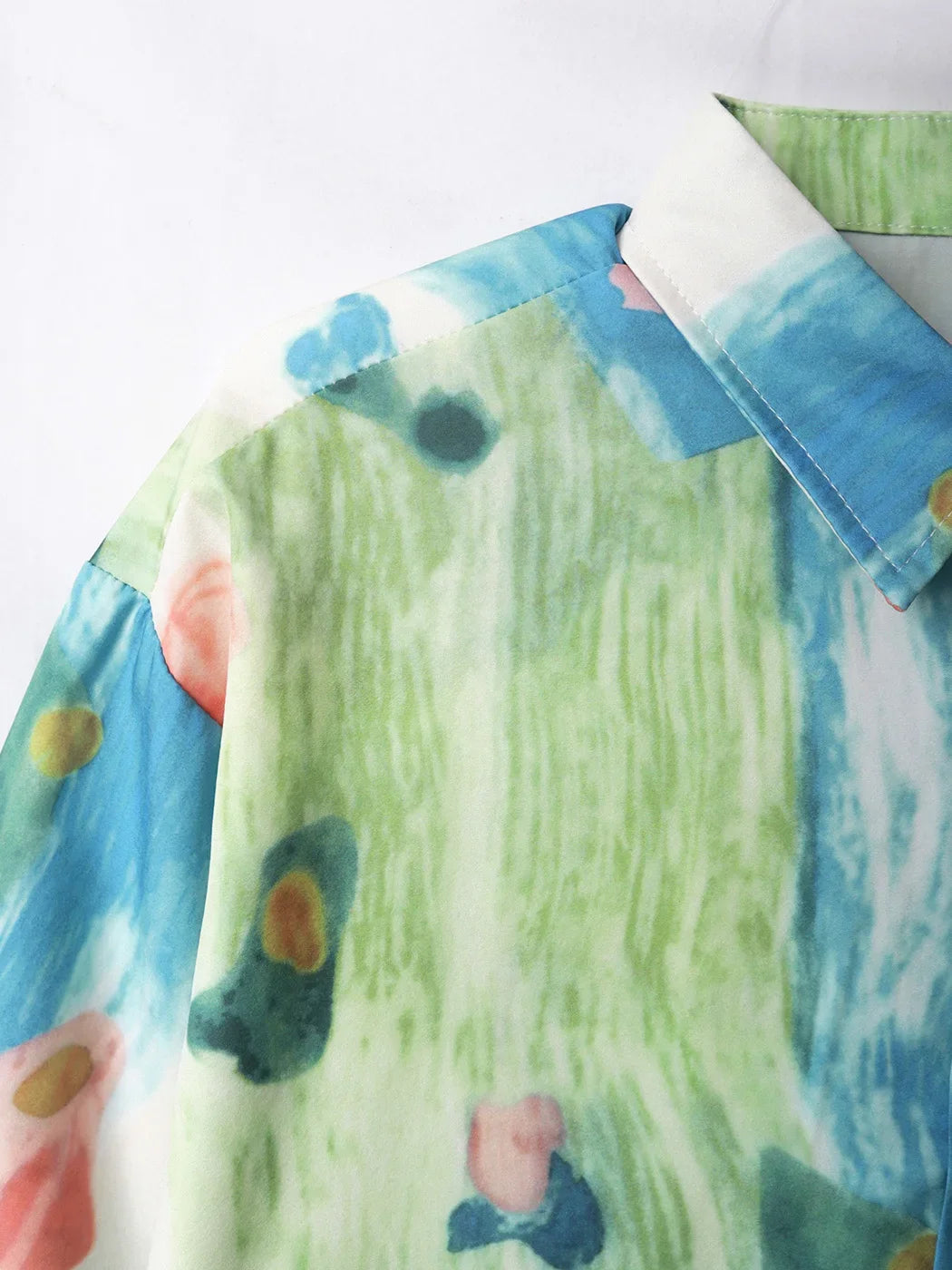 Oversized Loose Retro Oil Painting Print  Short Sleeve Hawaii Beach Summer Men Shirt Student Fashion Casual Mens Clothing